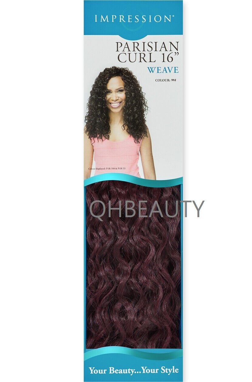 IMPRESSION LONG CURLY SYNTHETIC HAIR EXTENSION WEAVE - PARISIAN CURL 16 INCH