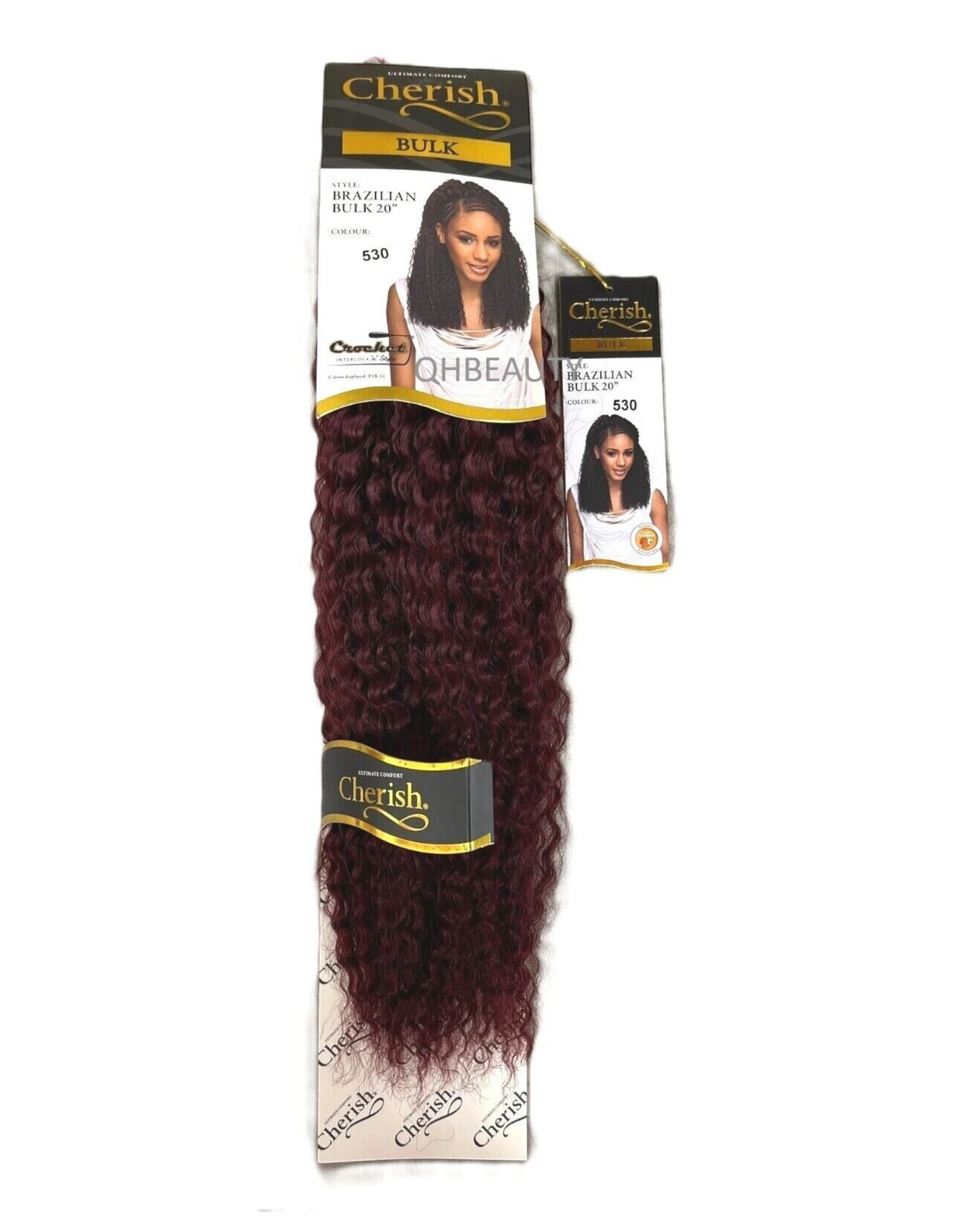 Cherish Synthetic Crochet Braid Curly Hair Extension Style - Brazilian Bulk 20"