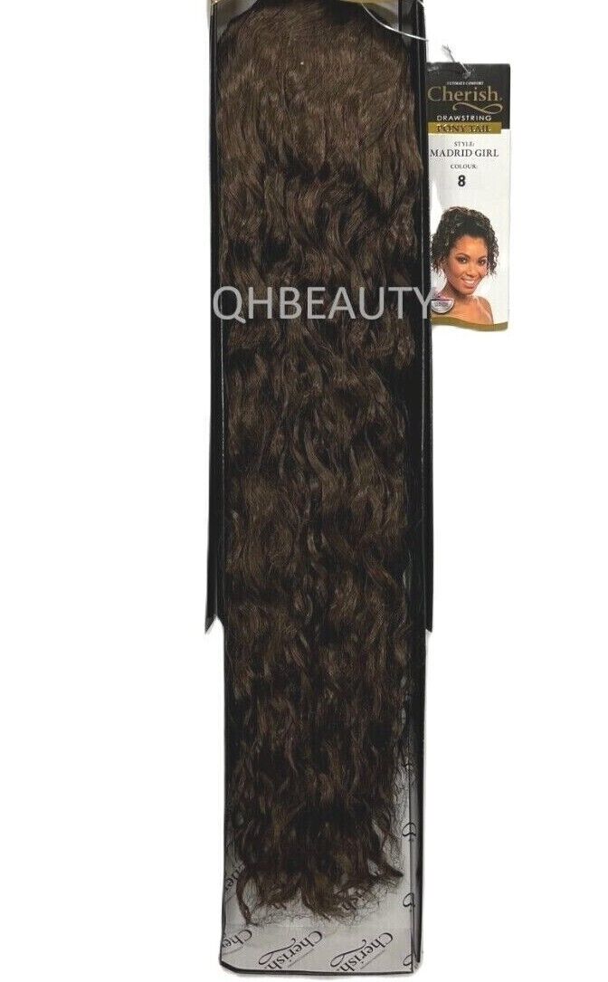 Cherish Synthetic Drawstring Curly Hair Extension Ponytail - Madrid Girl