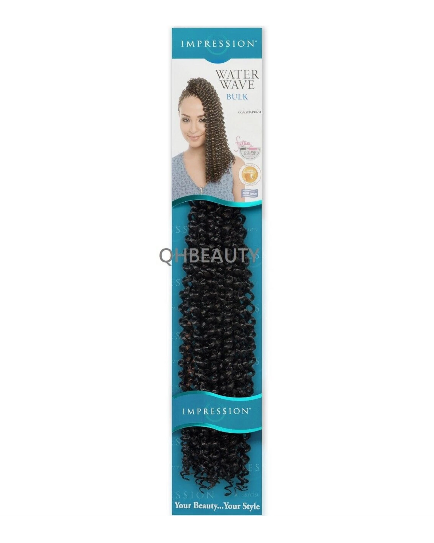 IMPRESSION SYNTHETIC HAIR EXTENSION BRAID - WATER WAVE 22''