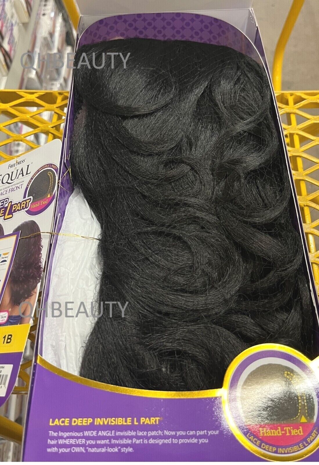 FREETRESS SYNTHETIC EQUAL LACE FRONT DEEP INVISIBLE L PART HAIR WIG - LEANNA