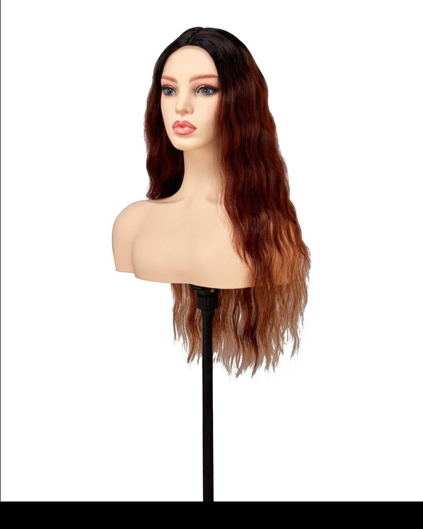 OBSESSION LACE FRONT HUMAN HAIR FUSION NATURAL BODWAVE CURLY HAIR WIG - CHELSEA