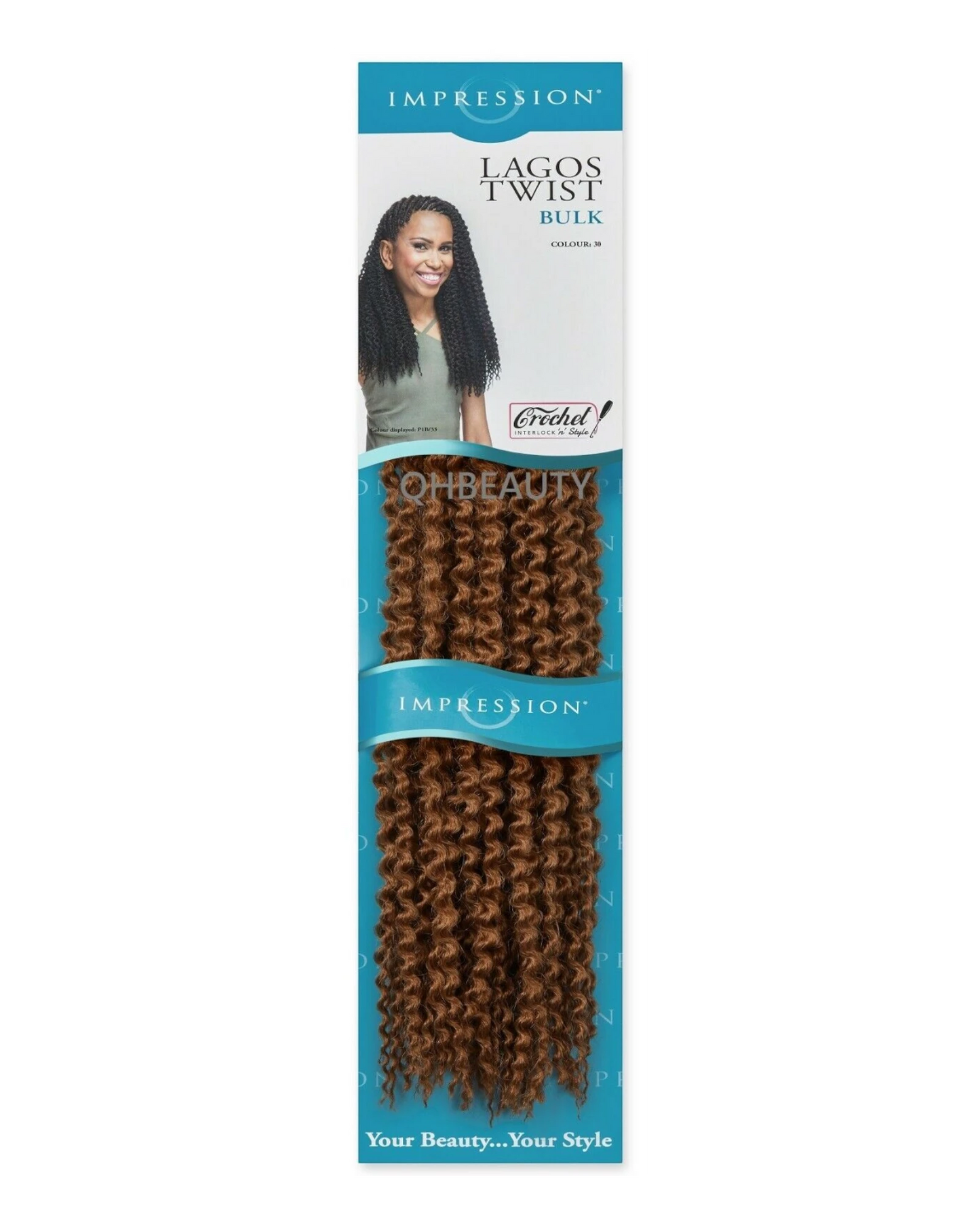 IMPRESSION SYNTHETIC HAIR EXTENSION BRAIDS -  LAGOS TWIST BULK