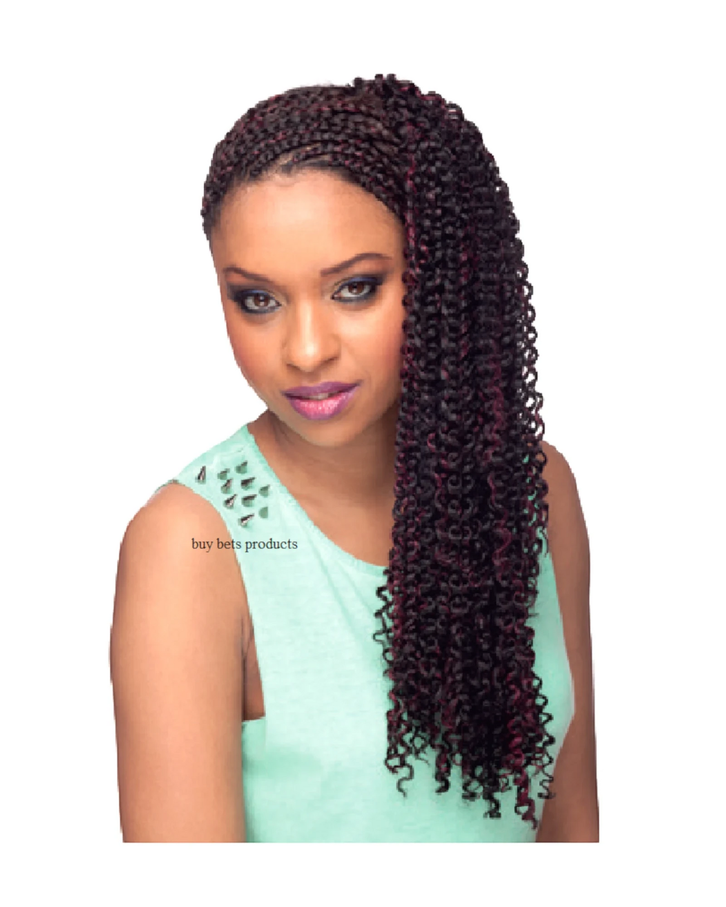 CHERISH SYNTHETIC CROCHET CURLY HAIR EXTENSION BRAID - BOHEMIAN BULK 20 INCH