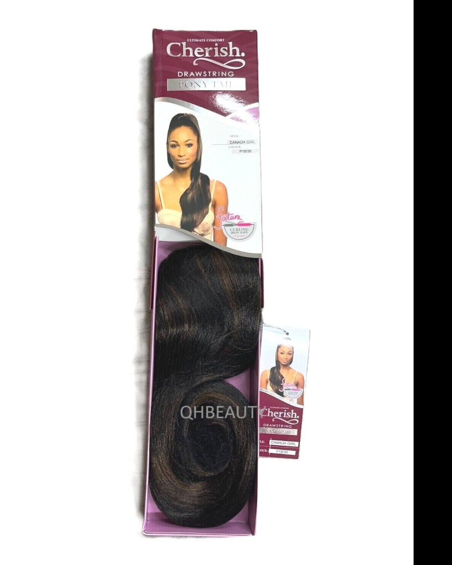 Cherish Synthetic Drawstring Long Curly Wavy Hair Ponytail - Canada Girl