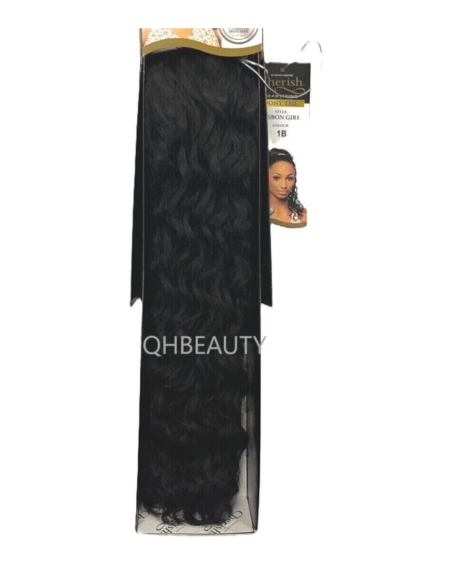 Cherish Synthetic Drawstring Curly Hair Extension Ponytail - Lisbon Girl