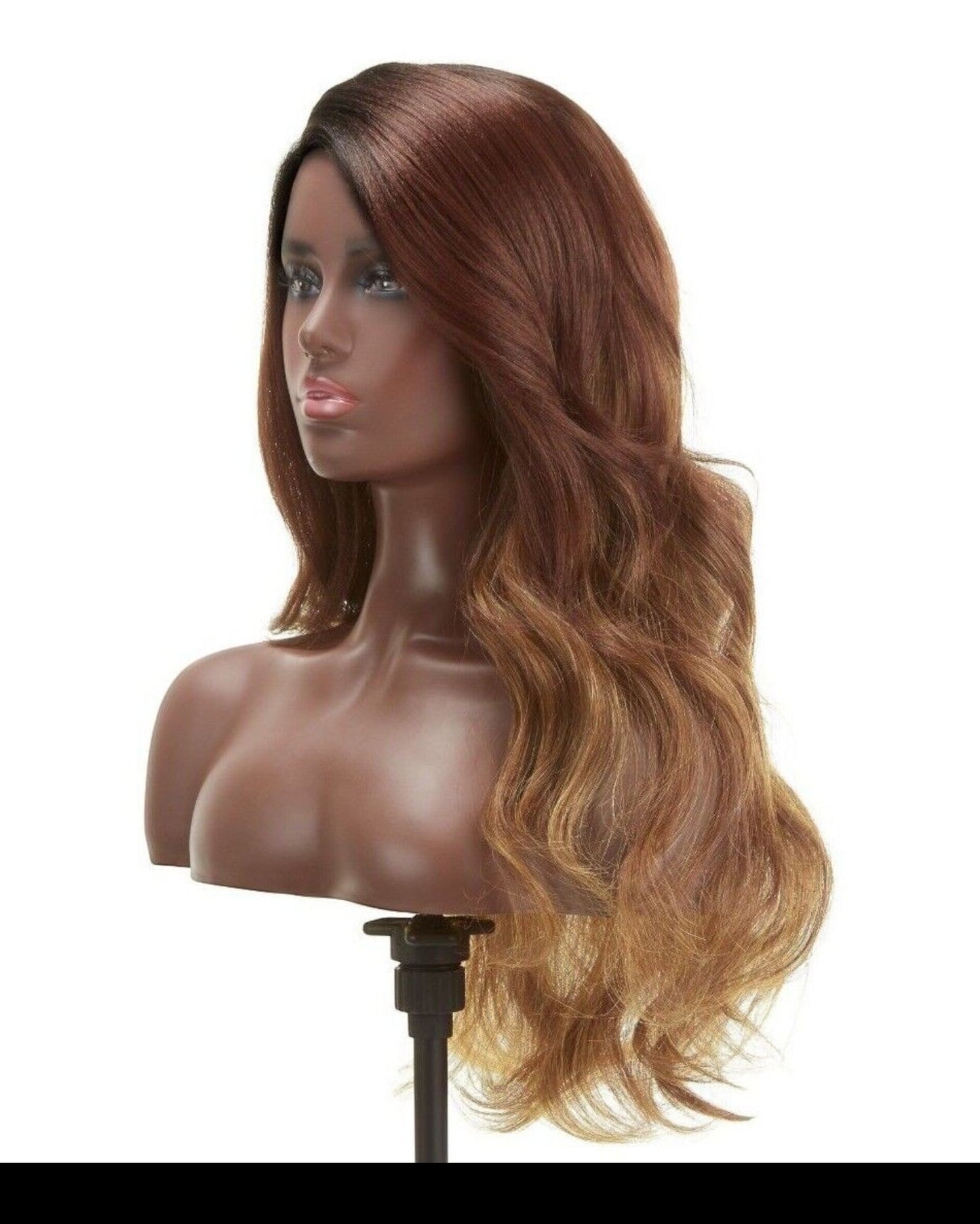 Impression Synthetic Invisible L Part Lace Curly Long Hair Wig - Daisy