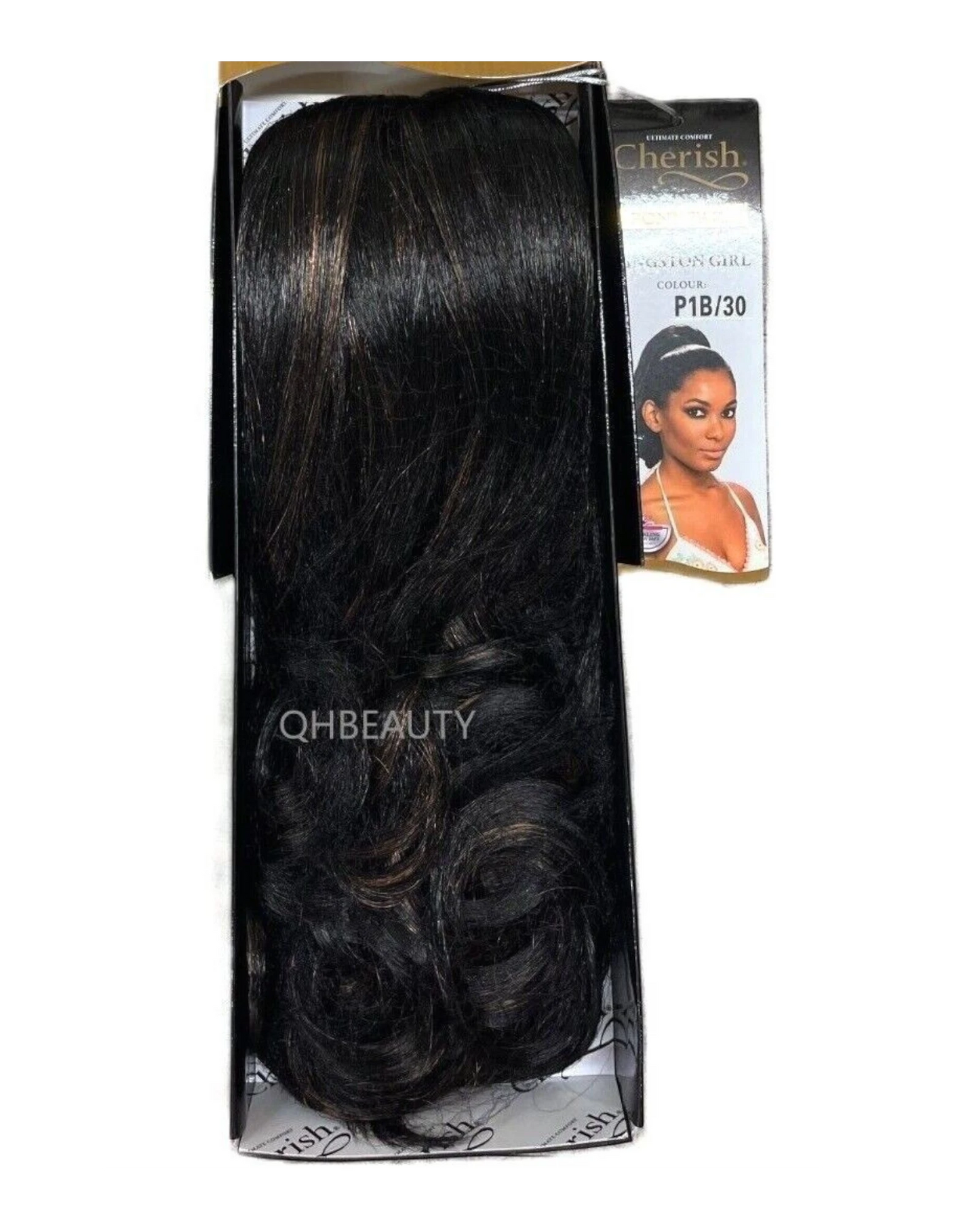 Cherish Synthetic Drawstring Curly Hair Extension Ponytail - Kingston Girl