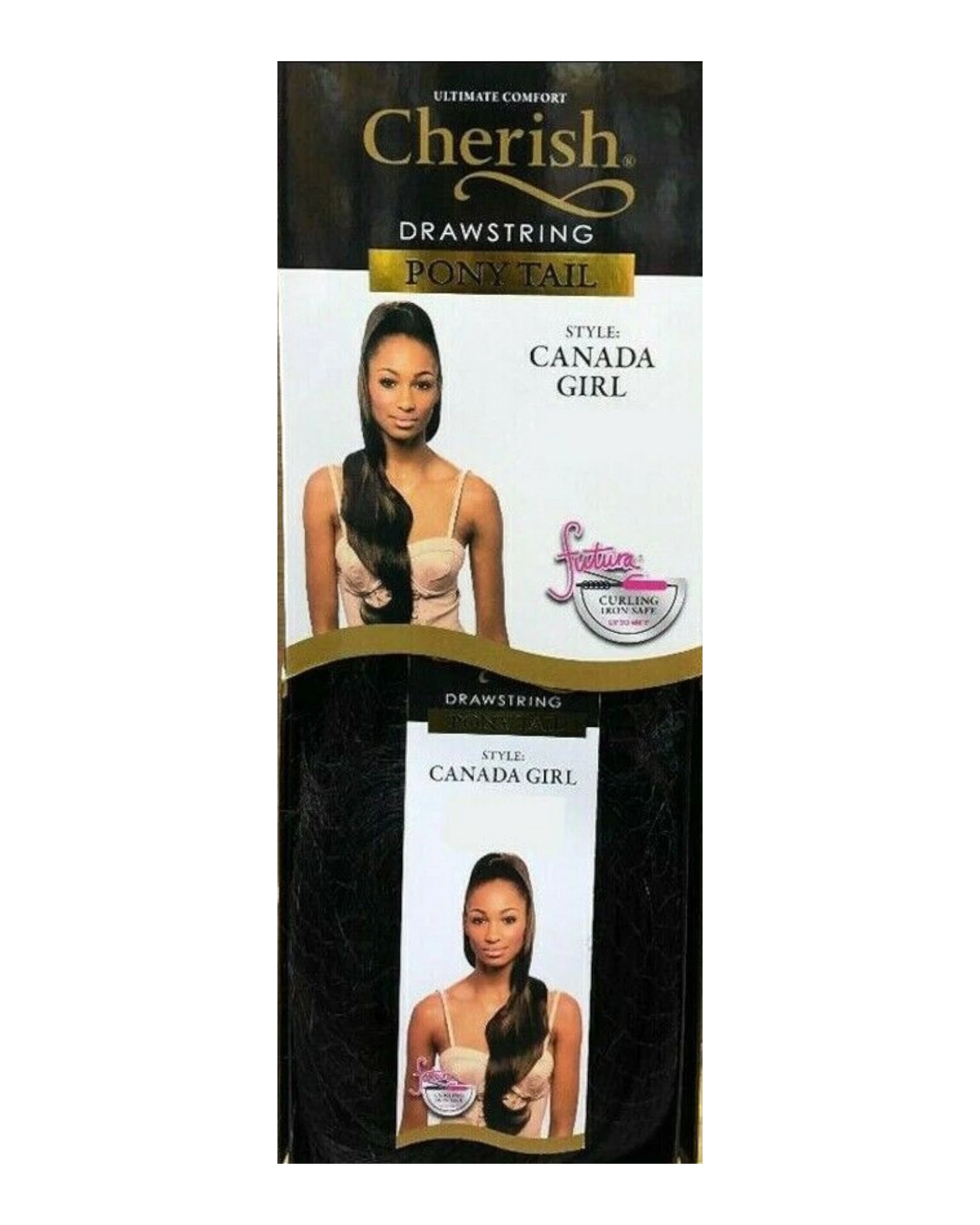 Cherish Synthetic Drawstring Long Curly Wavy Hair Ponytail - Canada Girl