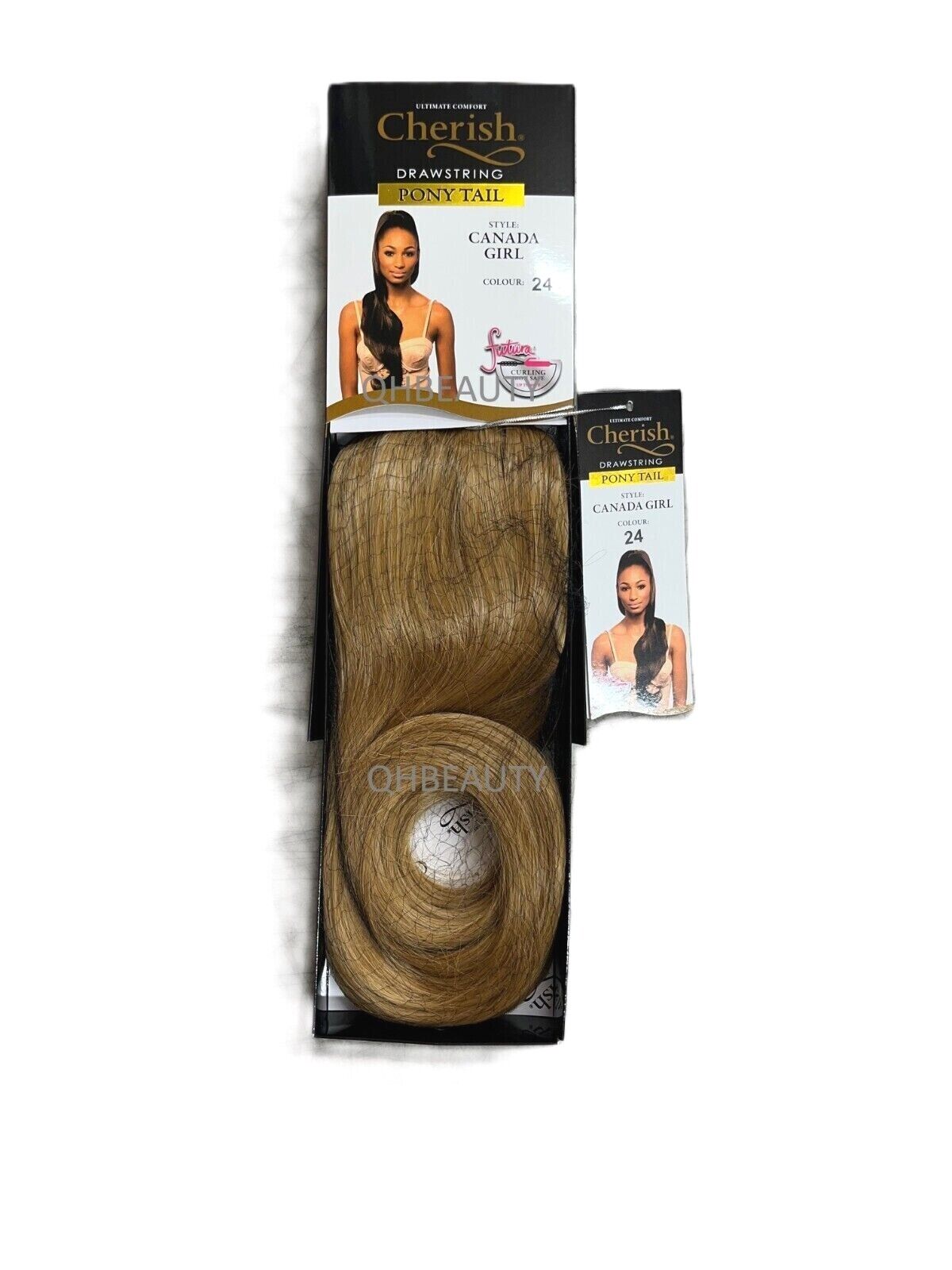 Cherish Synthetic Drawstring Long Curly Wavy Hair Ponytail - Canada Girl