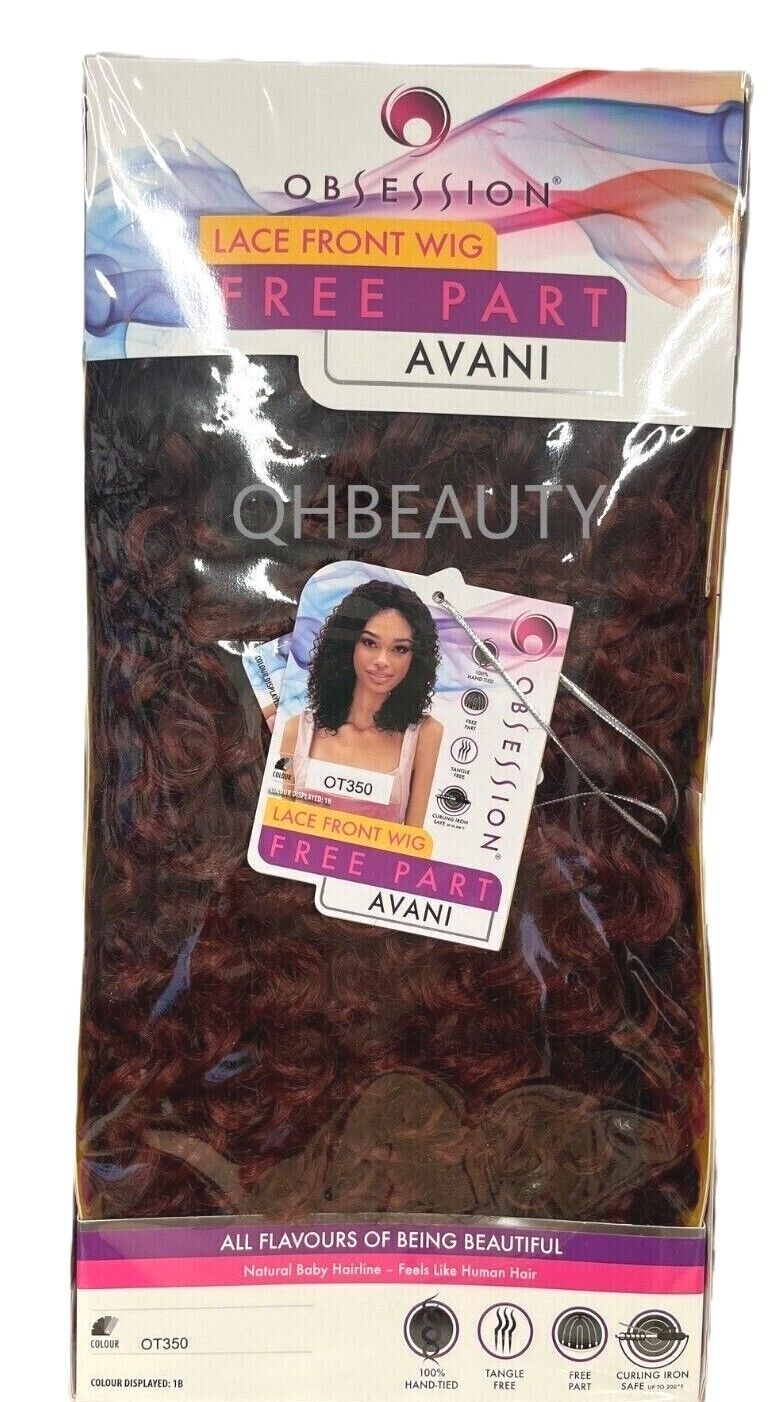 Obsession Synthetic Lace Front Free Part 100% Hand Tied Curly Hair Wig - AVANI