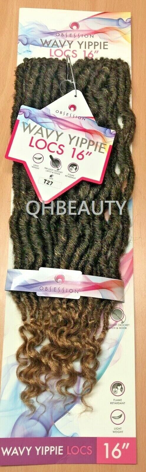 Obsession Synthetic Crochet Braid Hair Extension - Wavy Yippie Locs 16 INCH