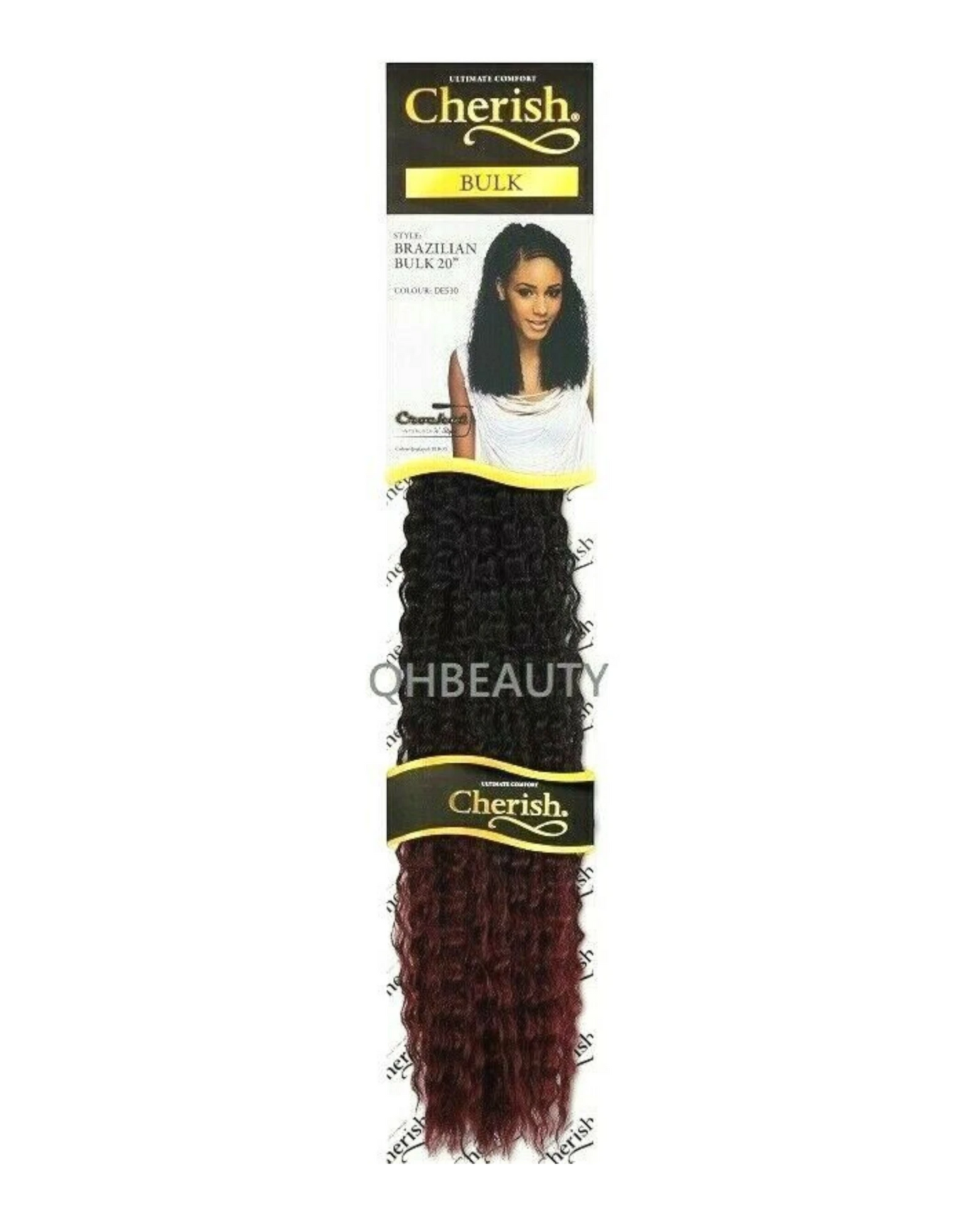 Cherish Synthetic Crochet Braid Curly Hair Extension Style - Brazilian Bulk 20"