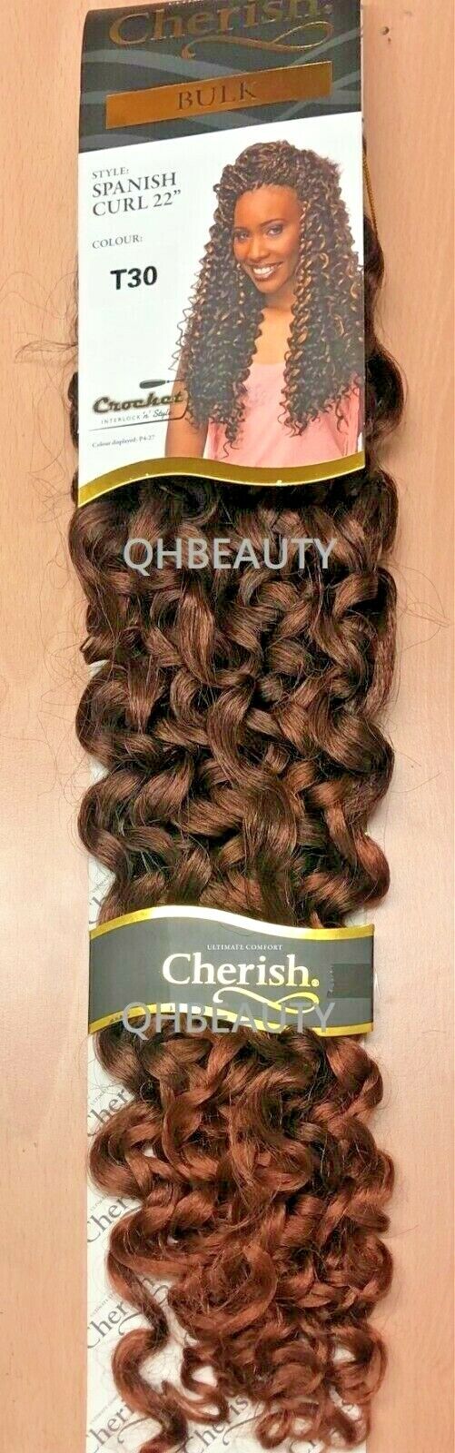 Cherish Bulk Synthetic Long Curly Hair Extension Braid - Spanish Curl 22 Inch