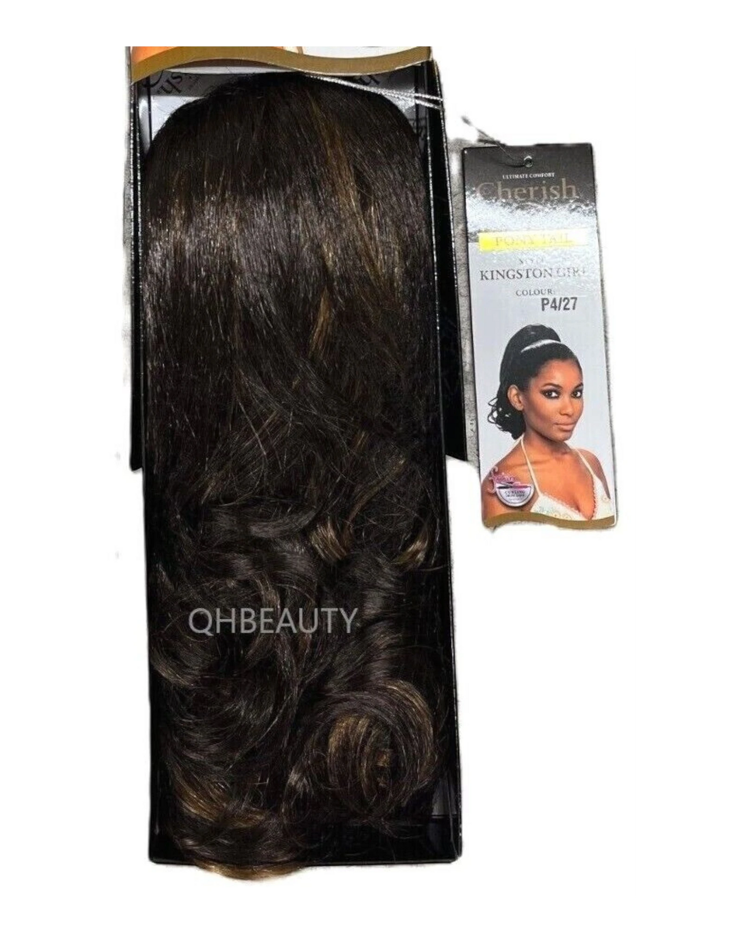 Cherish Synthetic Drawstring Curly Hair Extension Ponytail - Kingston Girl