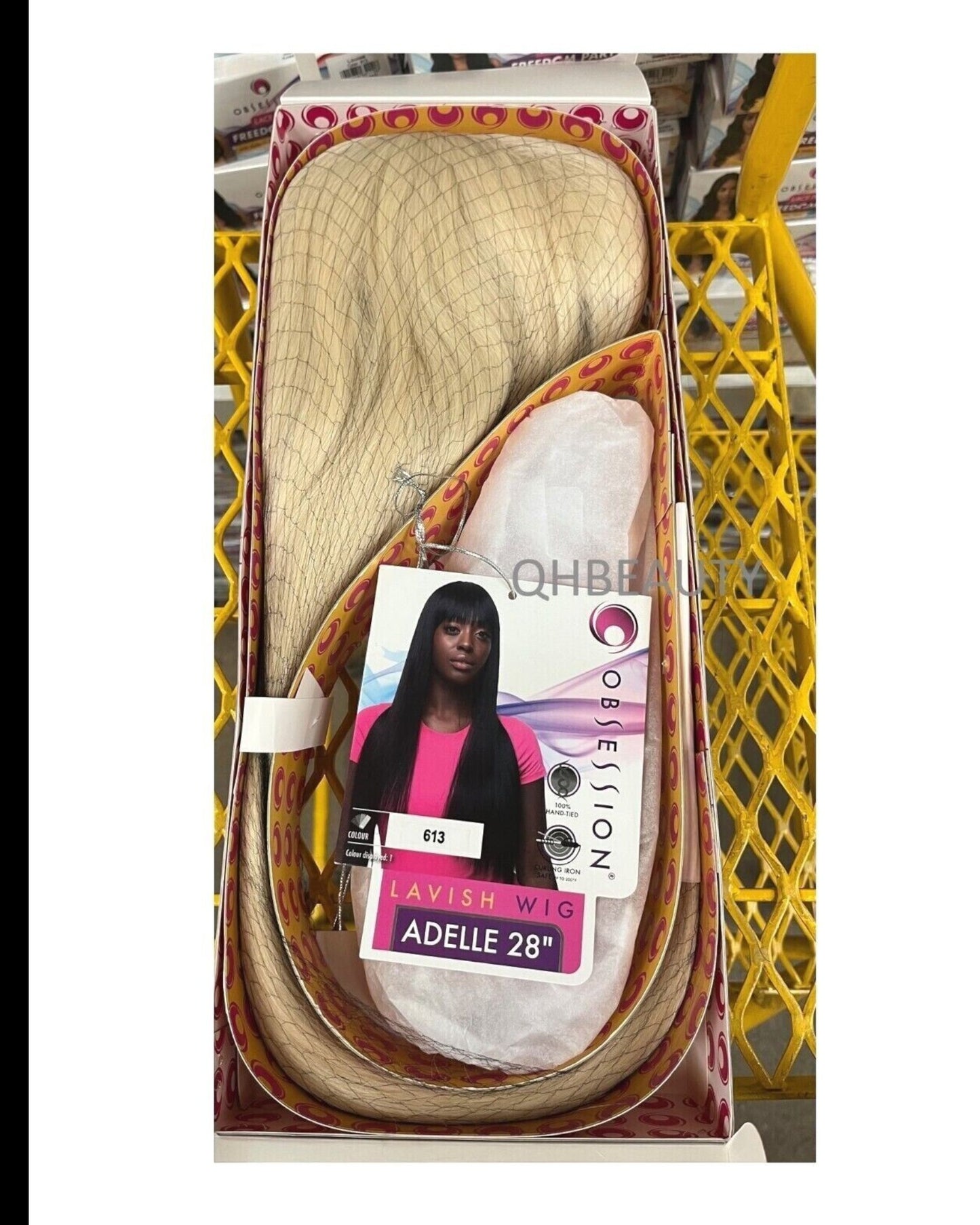 Obsession Synthetic Lavish Straight Long Hand Tied Hair Wig - ADELLE 28 INCHES