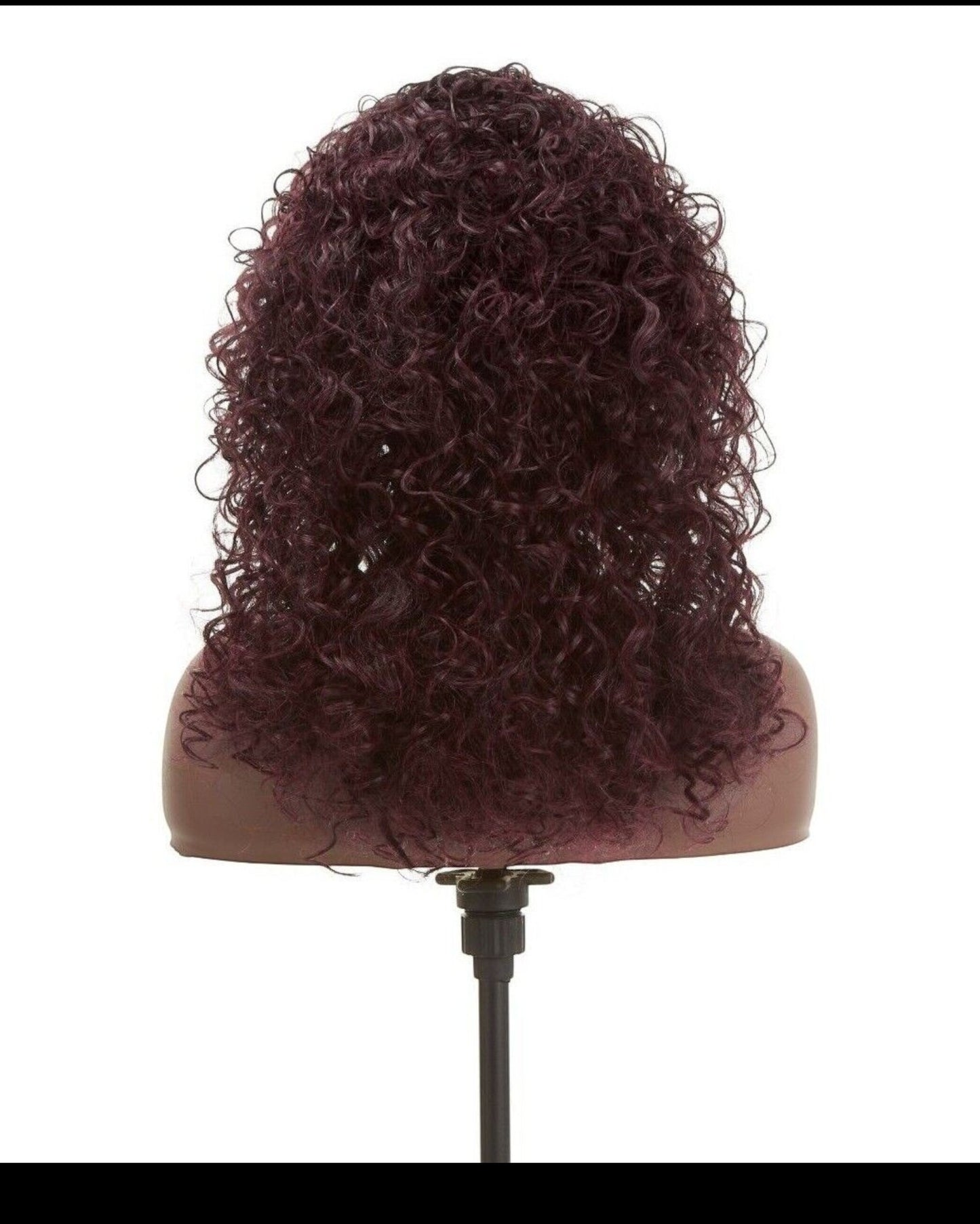 Impression Synthetic Natural Hair Line Long Curly Lace L Part Hair Wig - Emma