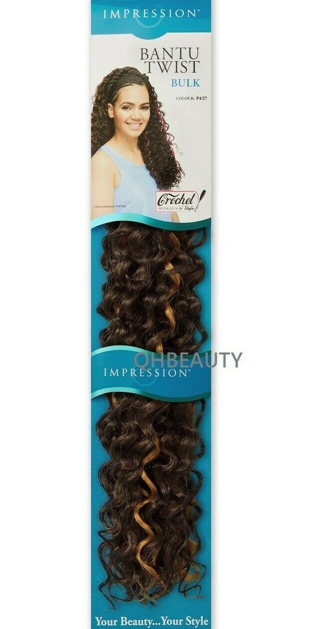 IMPRESSION SYNTHETIC CROCHET BRAIDS HAIR EXTENSIONS - BANTU TWIST BULK