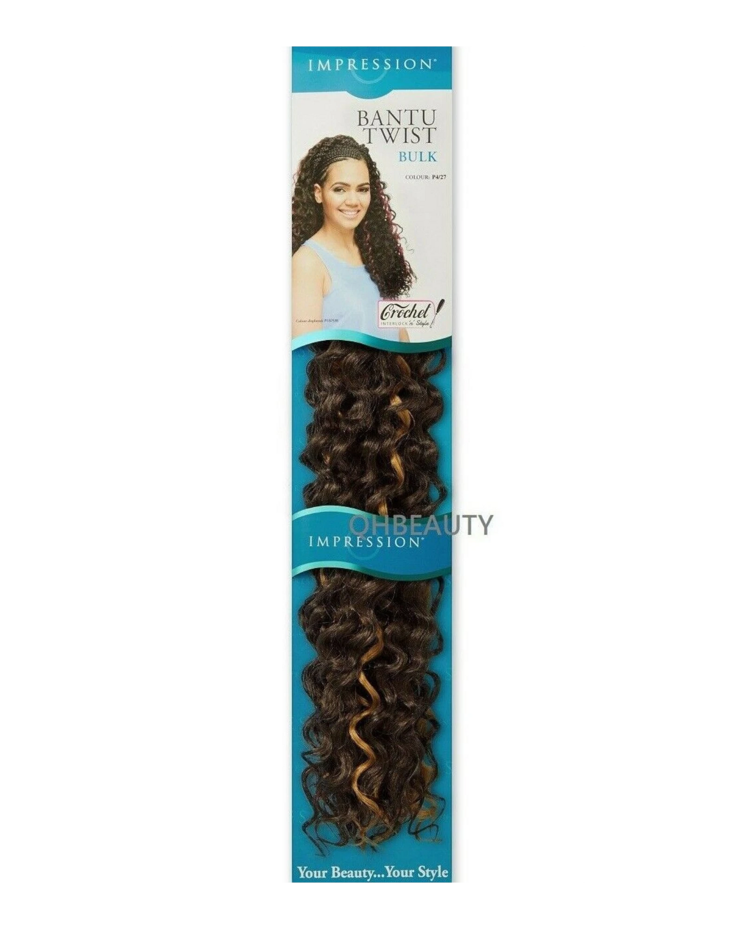 IMPRESSION SYNTHETIC CROCHET BRAIDS HAIR EXTENSIONS - BANTU TWIST BULK