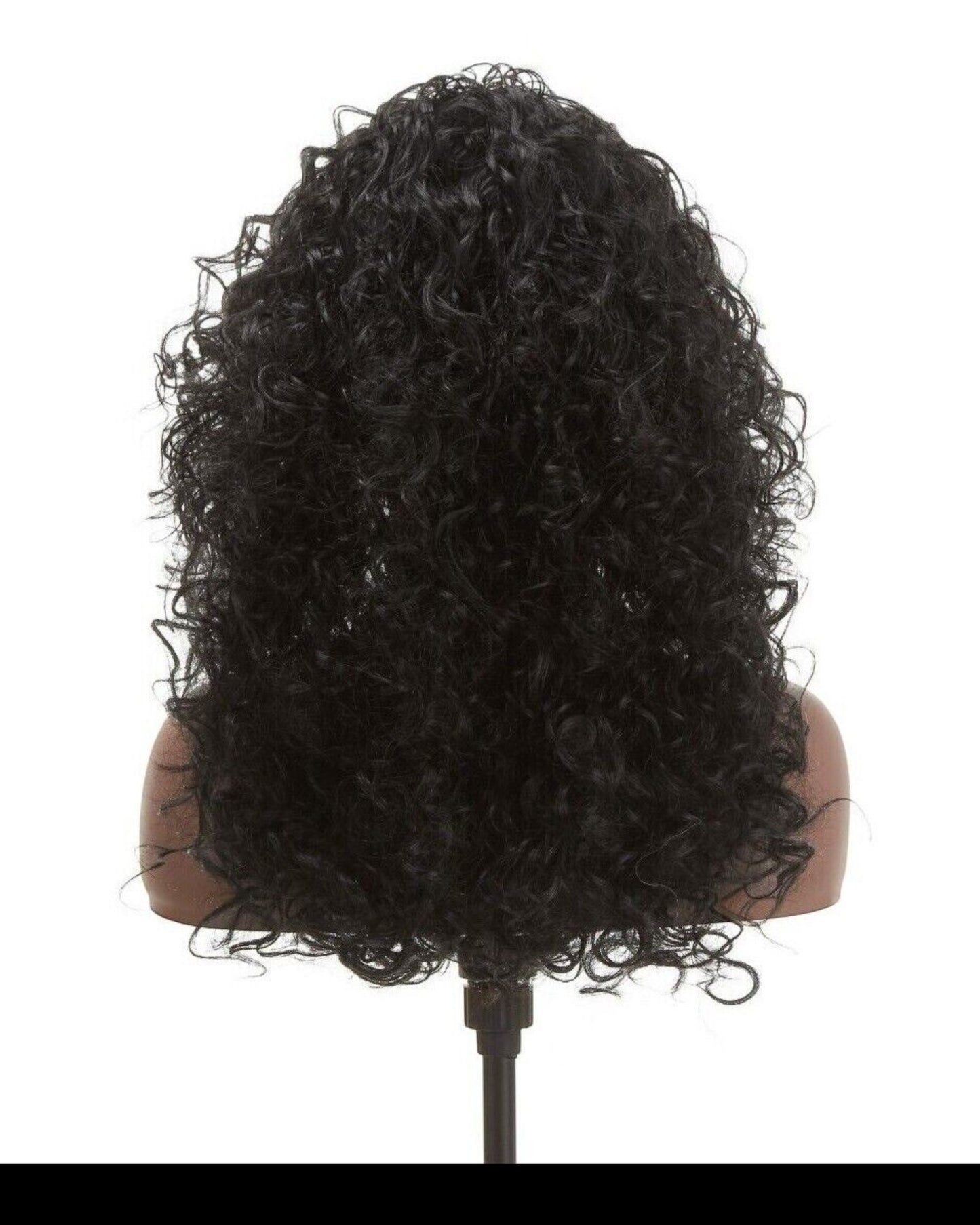 Impression Synthetic Natural Hair Line Long Curly Lace L Part Hair Wig - Emma