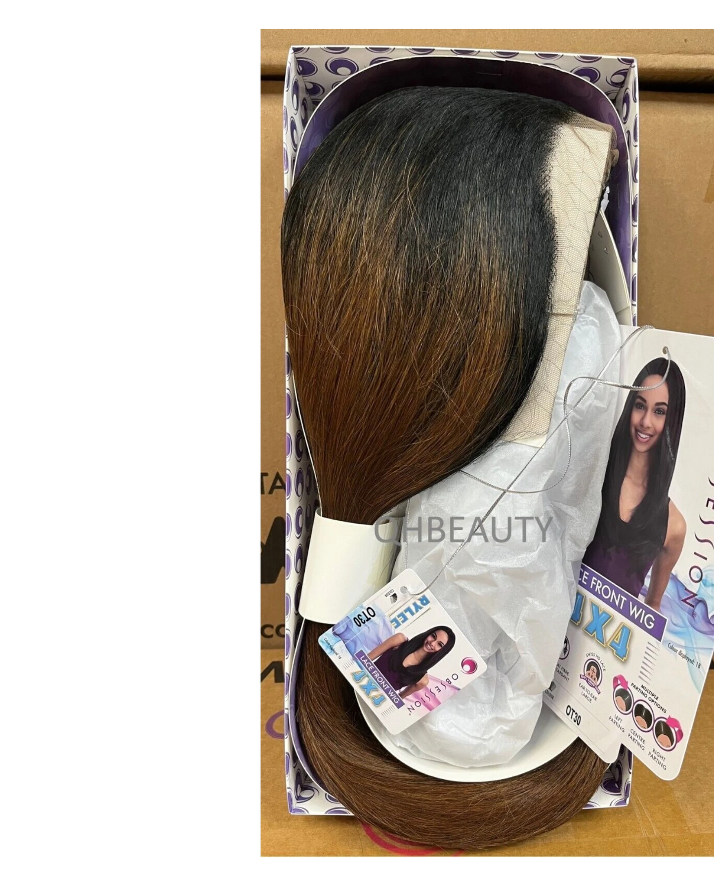 Obsession Synthetic Swiss HD 4x4 Lace Front Free Part Layered Hair Wig - RYLEE