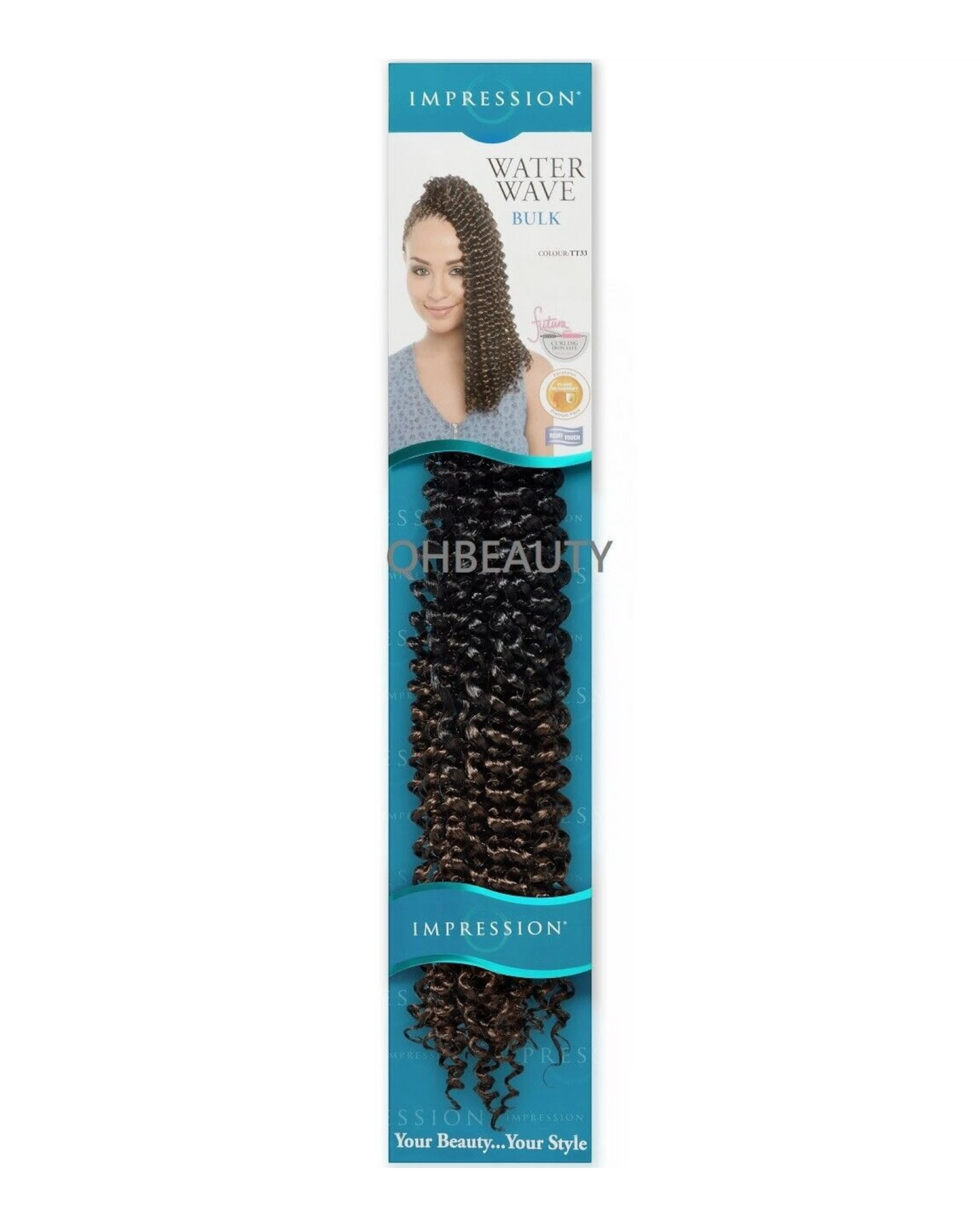 IMPRESSION SYNTHETIC HAIR EXTENSION BRAID - WATER WAVE 22''