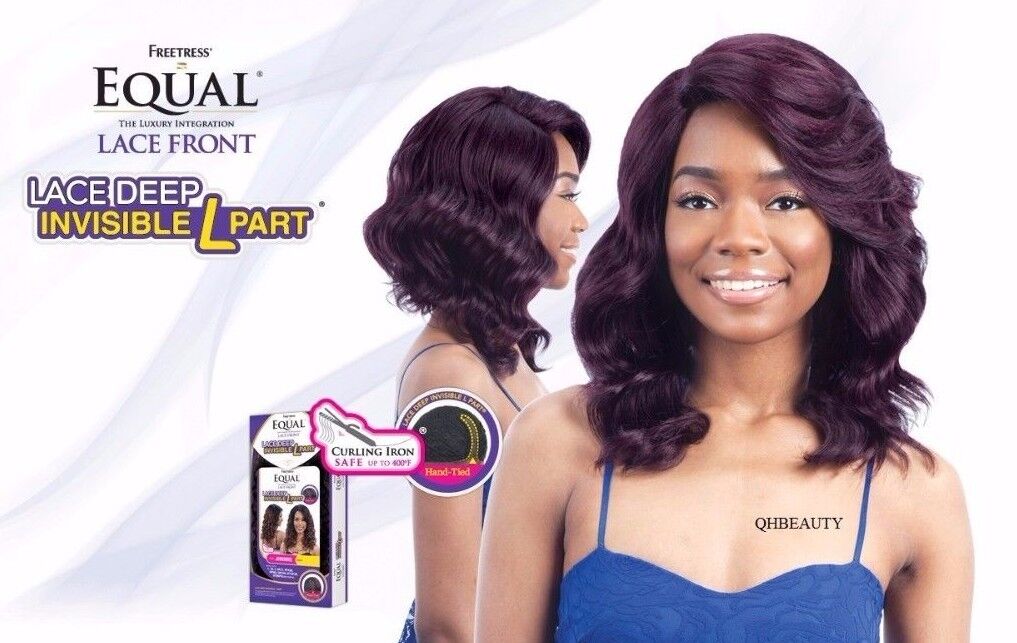 FREETRESS EQUAL SYNTHETIC LACE FRONT  L PART WAVY HAIR WIG - WINK BLOSSOM