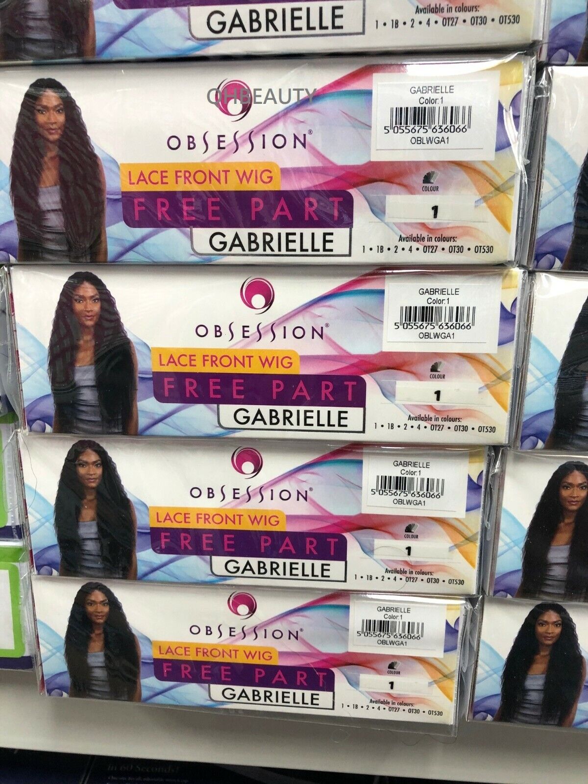 Obsession Synthetic Lace Front Free Part Natural Curly Hair Wig - GABRIELLE