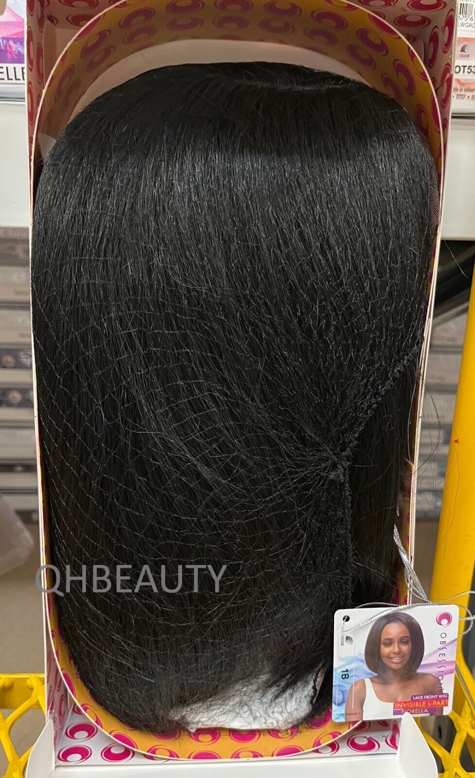 Obsession Synthetic Lace Front Free Part Hand Tied Straight Hair Wig - FIORELLA