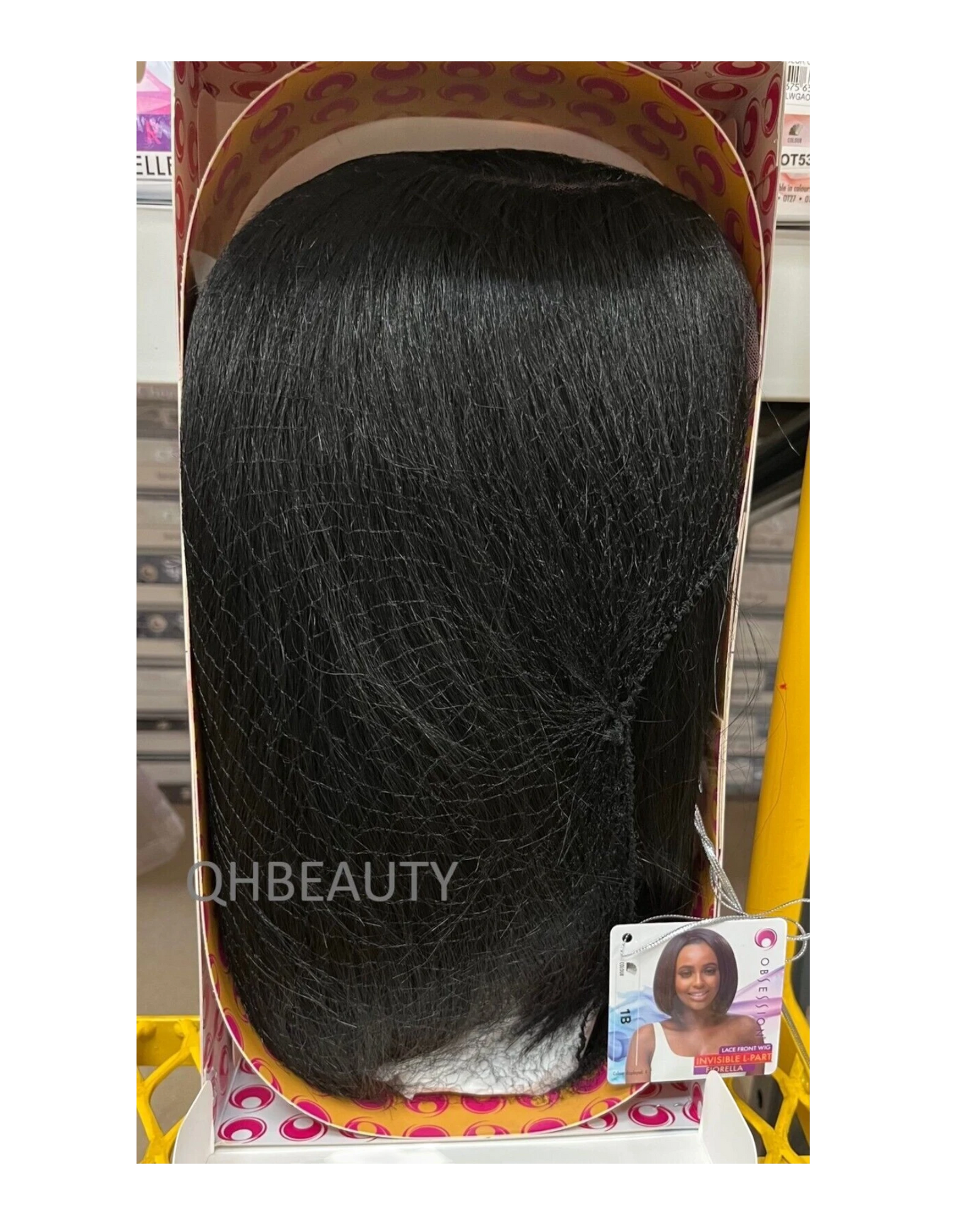 Obsession Synthetic Lace Front Free Part Hand Tied Straight Hair Wig - FIORELLA