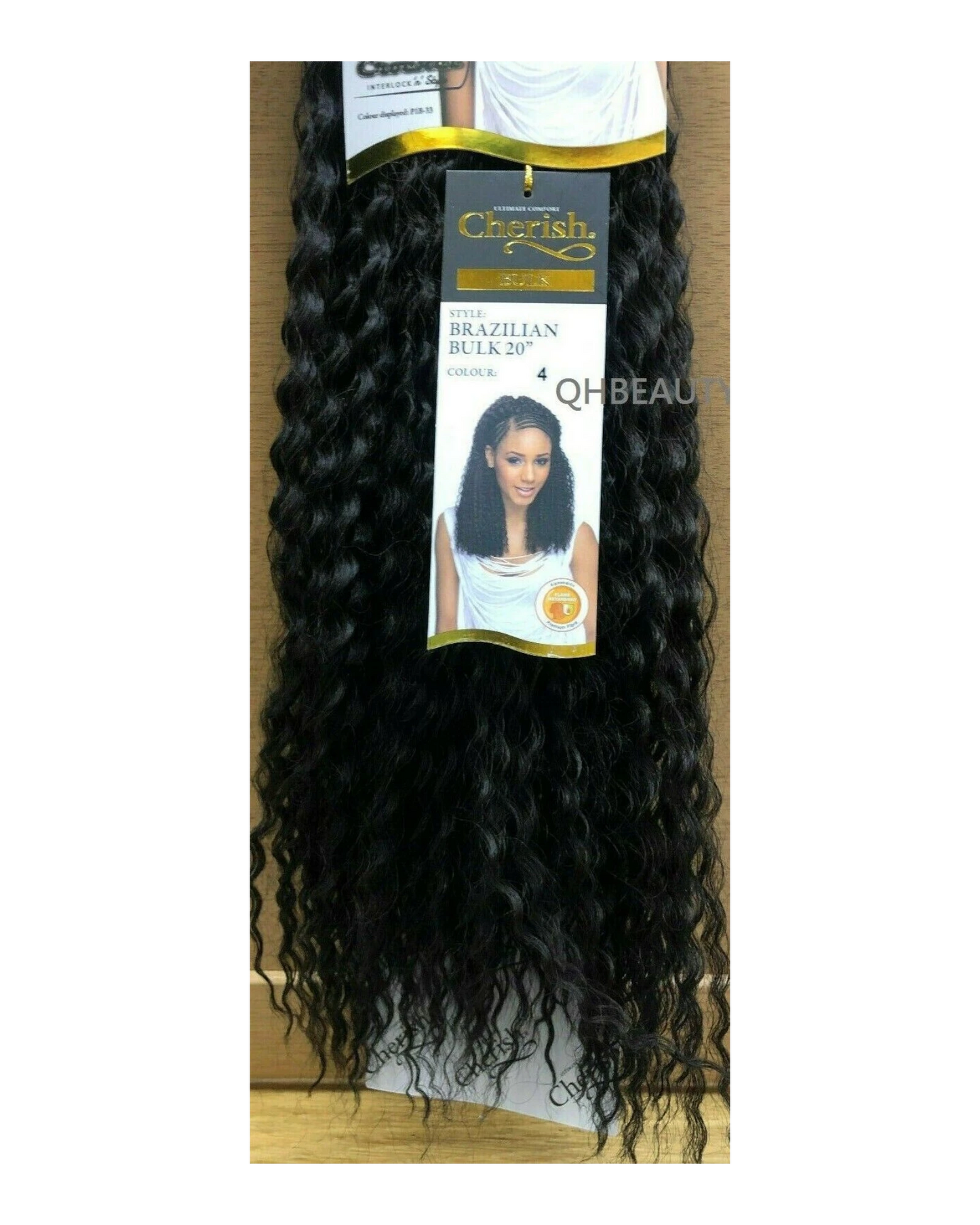 Cherish Synthetic Crochet Braid Curly Hair Extension Style - Brazilian Bulk 20"