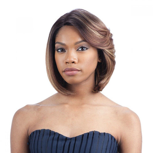 Freetress Equal Synthetic Premium Delux Short Straight Bob Style Hair Wig – Selah