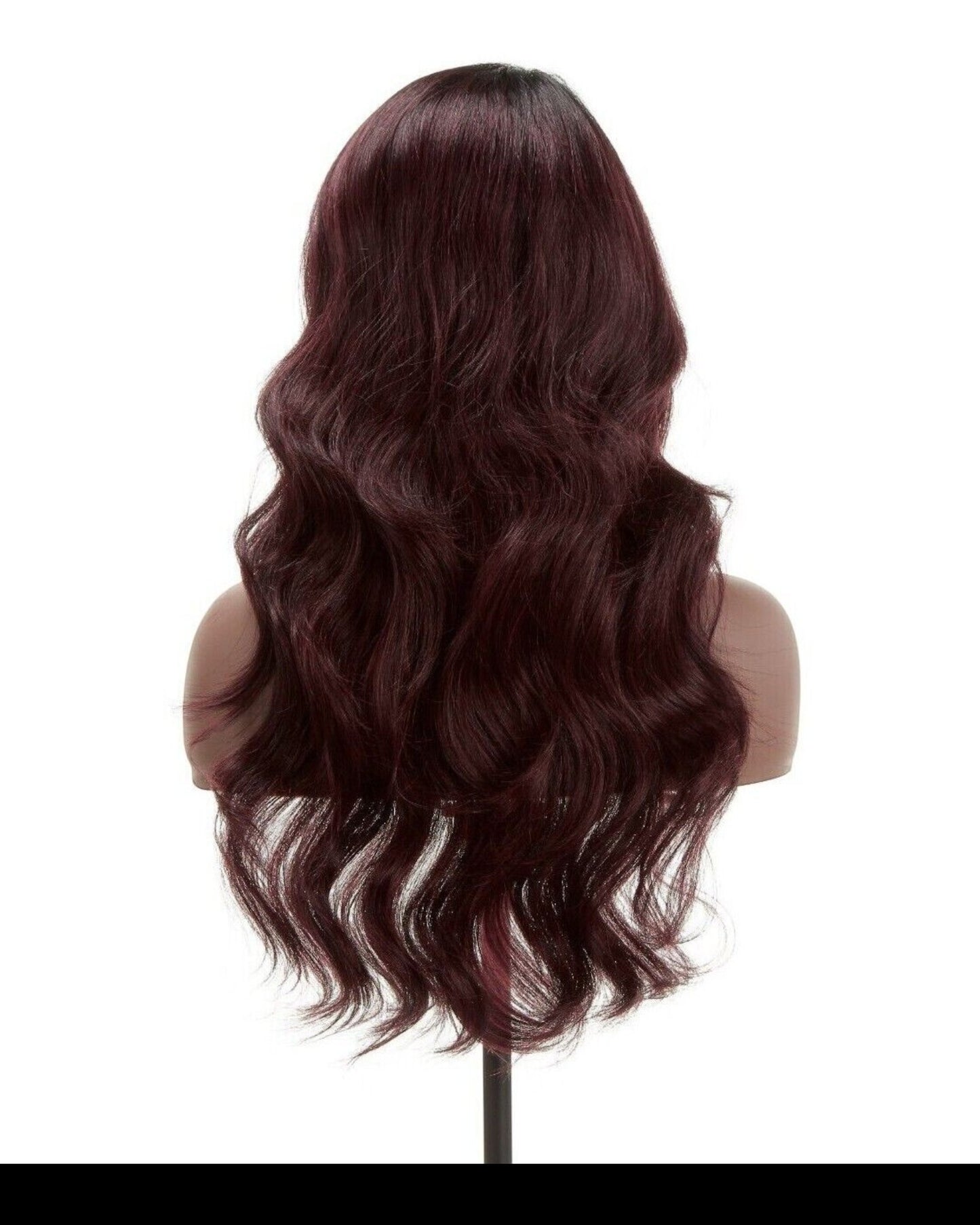 Impression Synthetic Invisible L Part Lace Curly Long Hair Wig - Daisy