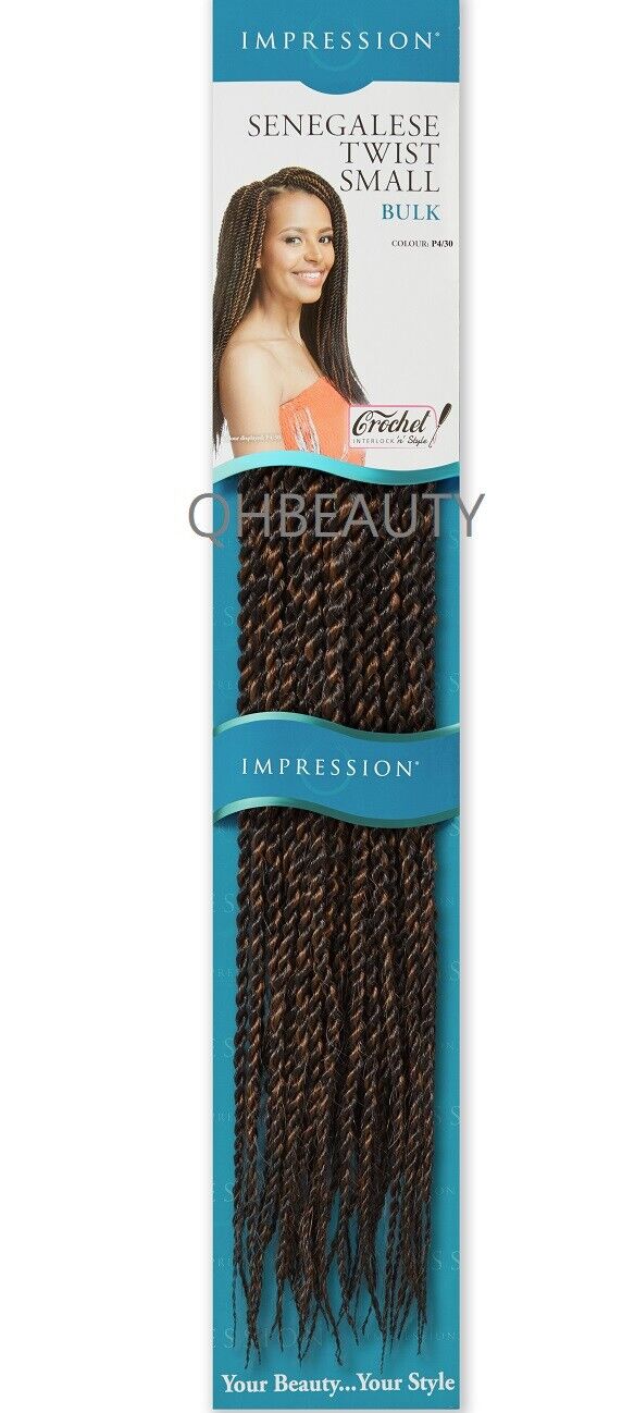 IMPRESSION SYNTHETIC HAIR EXTENSION BRAIDS - SENEGALESE TWIST SMALL BULK
