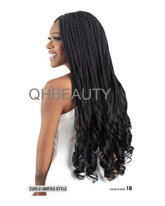 CHERISH SYNTHETIC CURLY HAIR EXTENSION BRAID - 3 x SPIRAL FRENCH CURL 28 INCHES