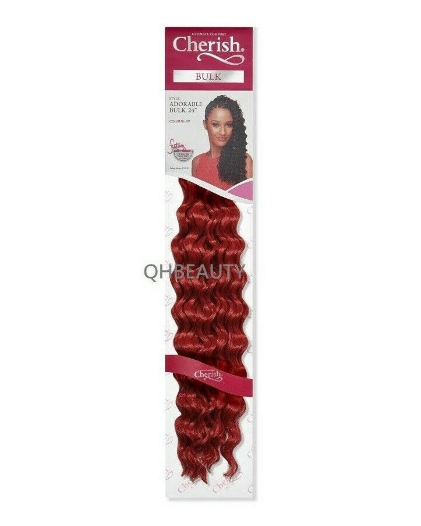 CHERISH SYNTHETIC LONG CURLY HAIR EXTENSION CROCHET BRAIDS - ADORABLE 24 inch7.99
