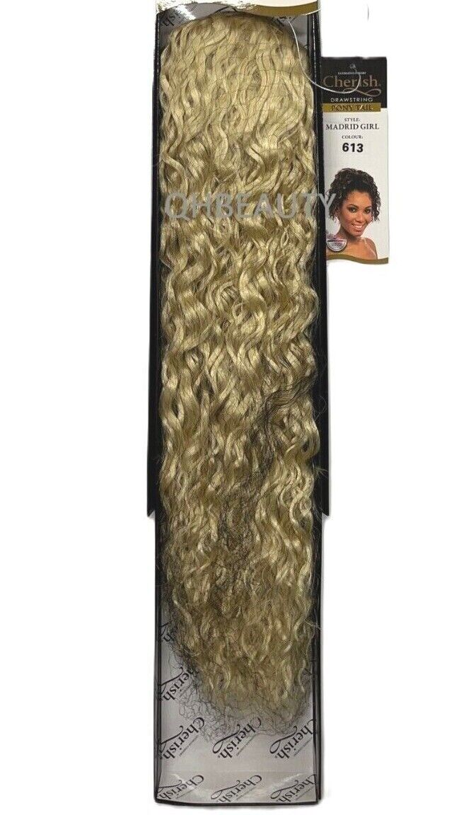 Cherish Synthetic Drawstring Curly Hair Extension Ponytail - Madrid Girl