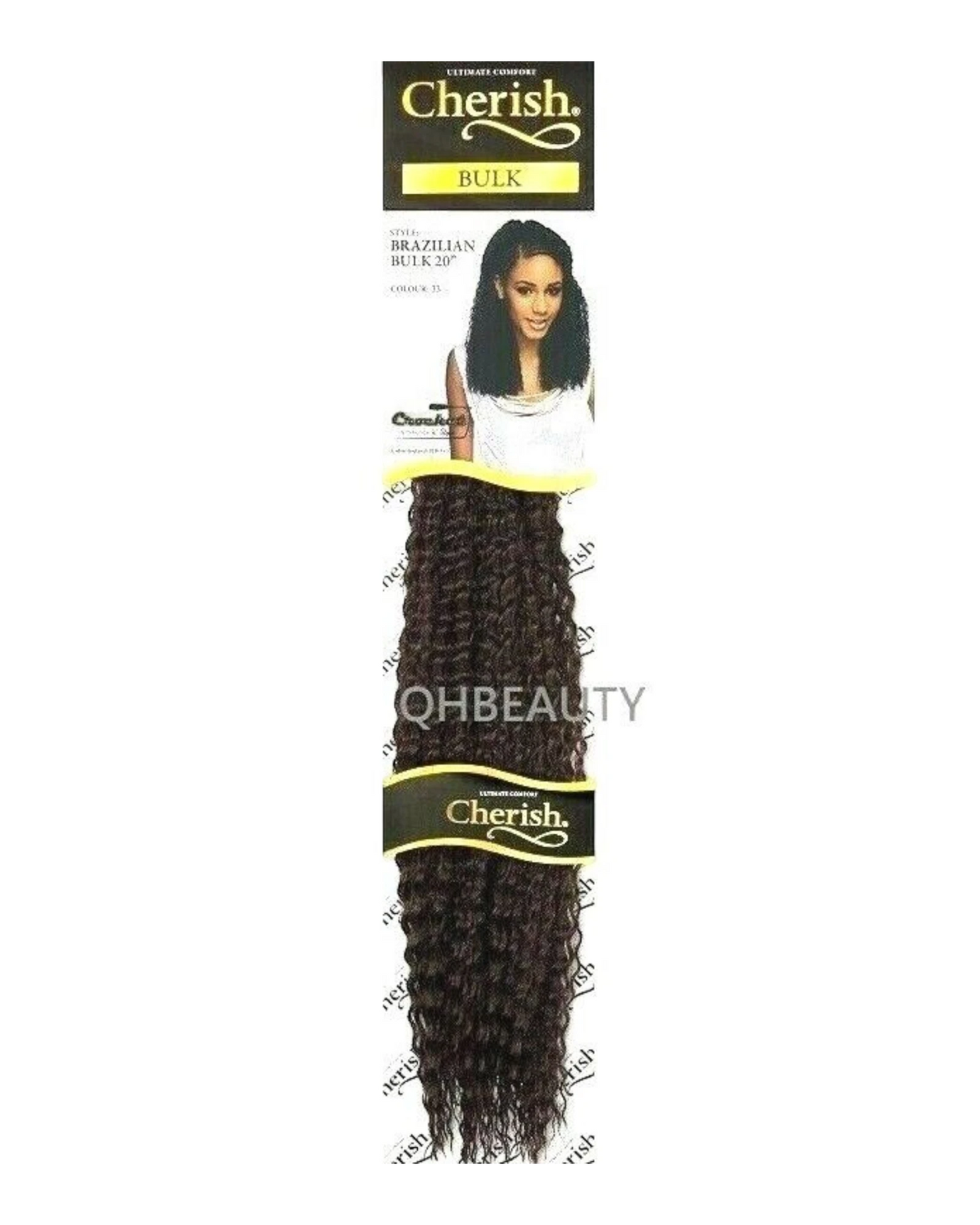 Cherish Synthetic Crochet Braid Curly Hair Extension Style - Brazilian Bulk 20"