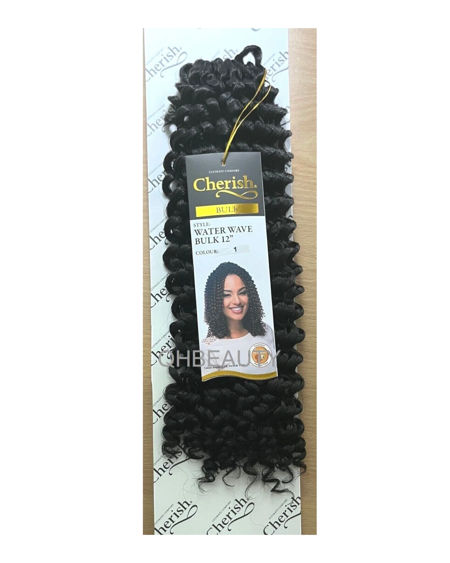Cherish Synthetic Crochet Hair Extension Curly Braids – Water Wave Braids 12 ''