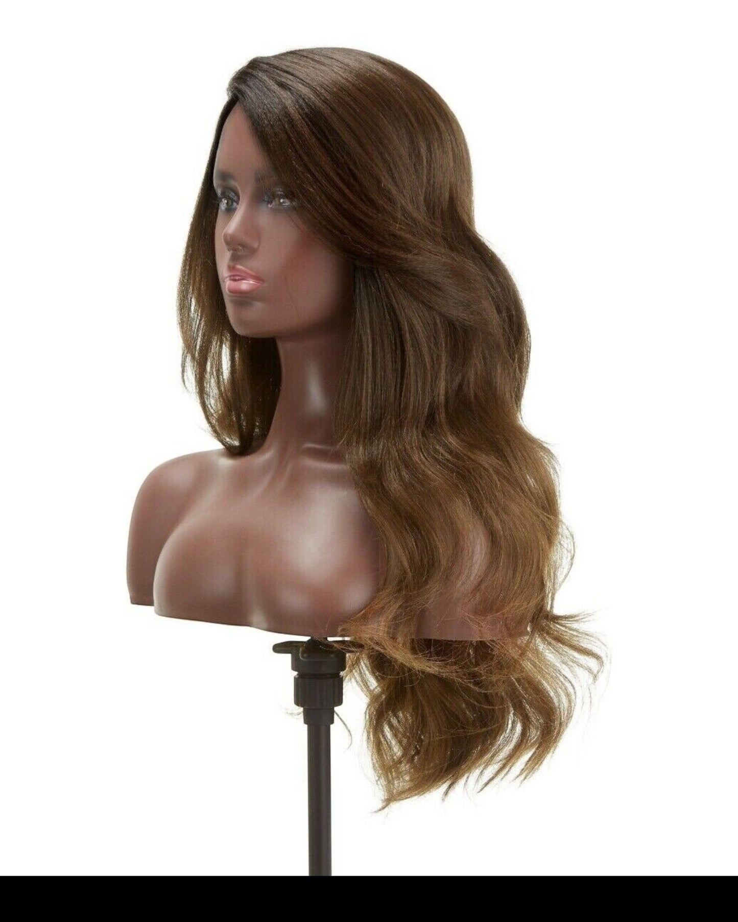 Impression Synthetic Invisible L Part Lace Curly Long Hair Wig - Daisy