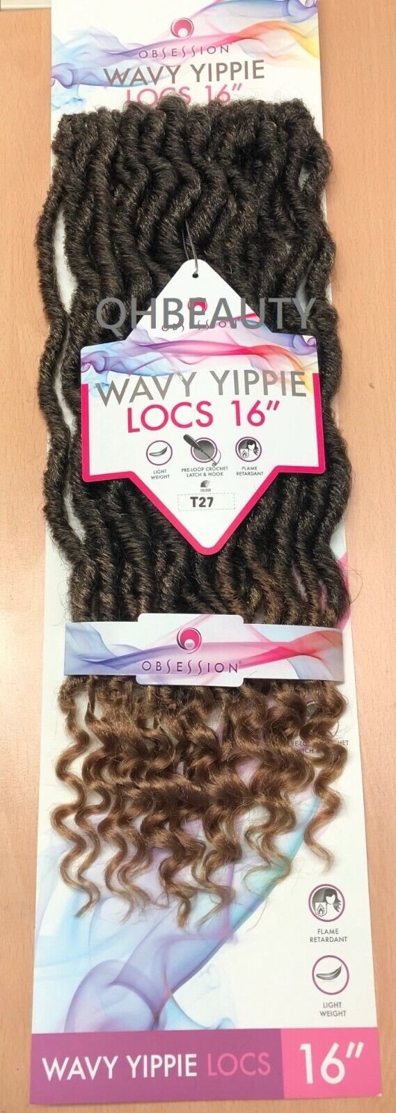 Obsession Synthetic Crochet Braid Hair Extension - Wavy Yippie Locs 16 INCH