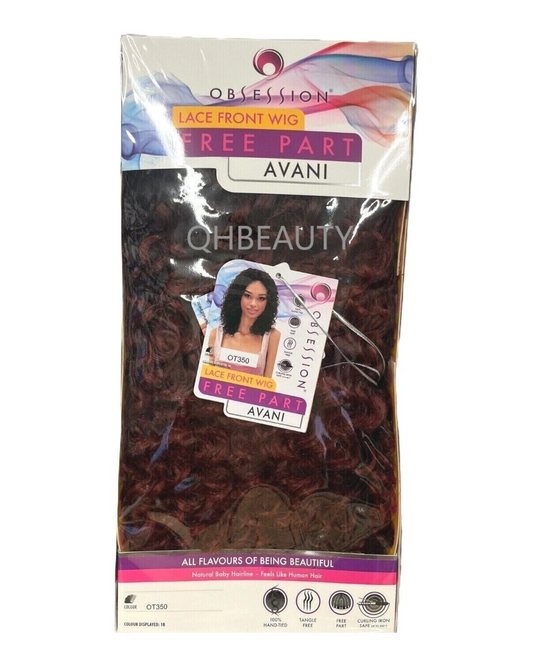 Obsession Synthetic Lace Front Free Part 100% Hand Tied Curly Hair Wig - AVANI