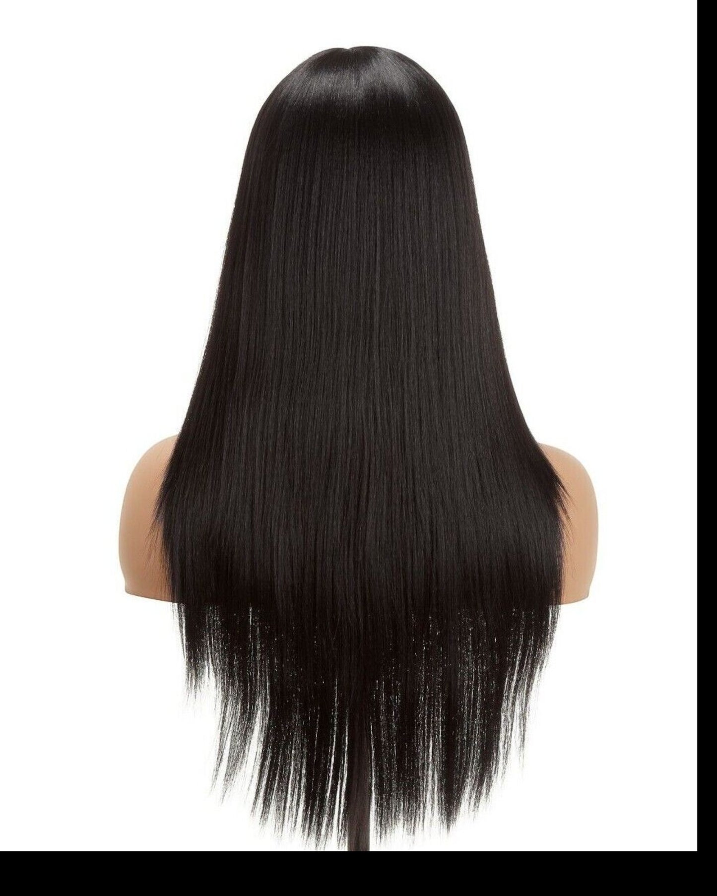 Impression Synthetic Hand Made Long Straight Bangs Hair Wig  Alexandra