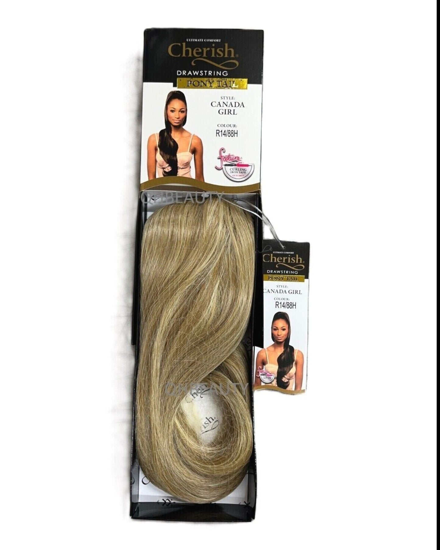 Cherish Synthetic Drawstring Long Curly Wavy Hair Ponytail - Canada Girl