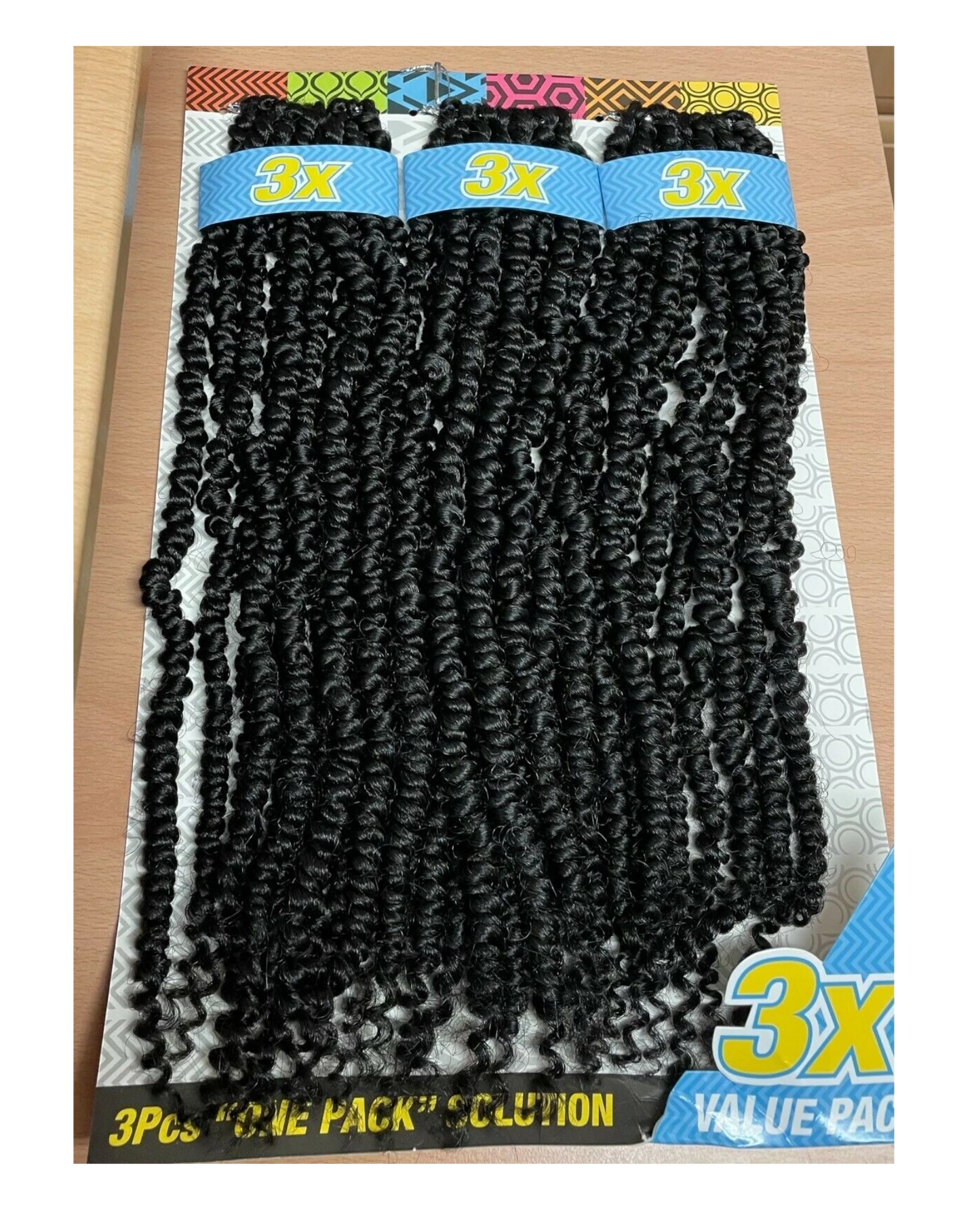 Cherish Synthetic Crochet Braid Hair Extension Handmade  3 x Passion Twist 14"