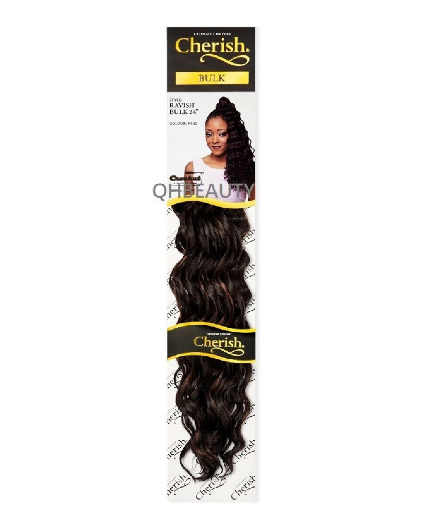 CHERISH SYNTHETIC CROCHET LONG CURLY HAIR EXTENSION BRAIDS - RAVISH 24 inch