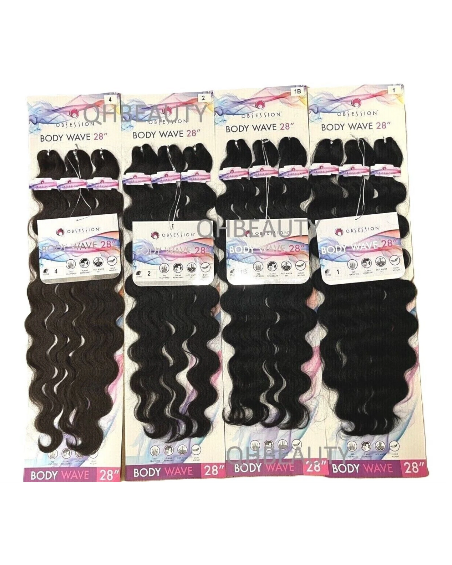 Obsession Synthetic Pre-Stretched Curly Braid Hair Extension - BODY WAVE 28 INCH