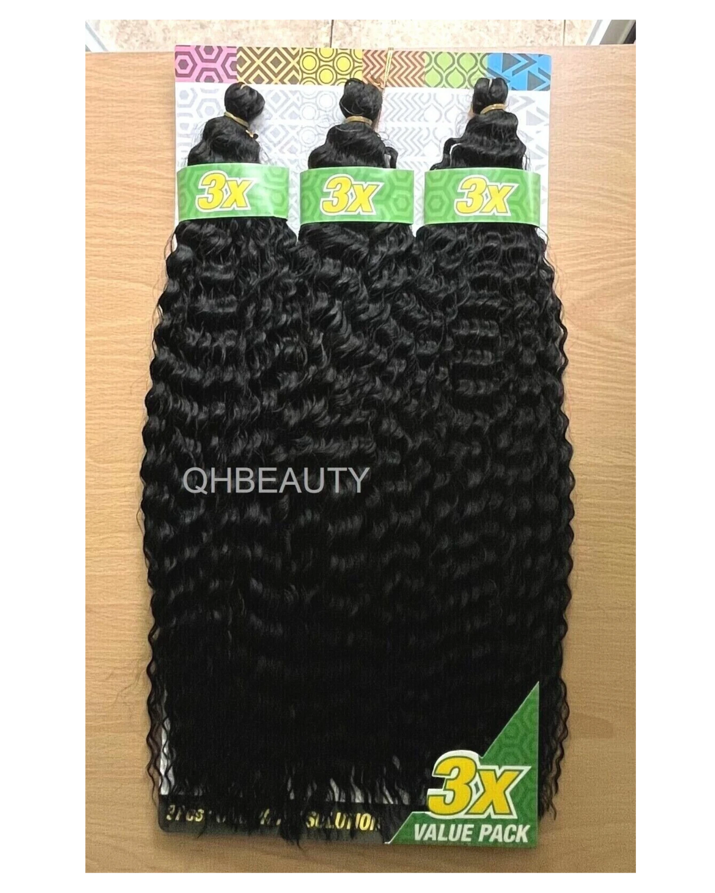 Cherish Synthetic Crochet Braid Hair Extension Handmade  3 x Brazilian Bulk 16''