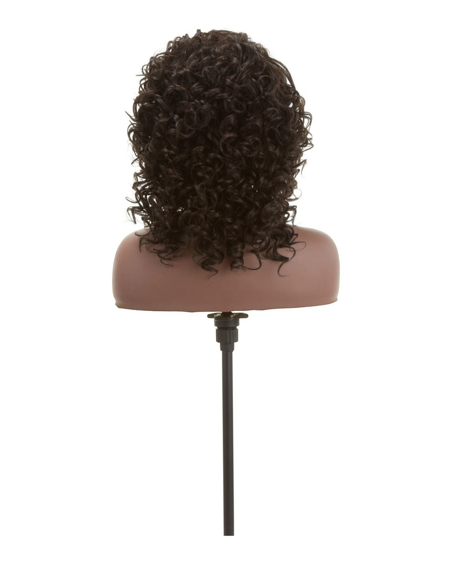 Impression Synthetic Hand Made Invisible L Part Curly Hair Lace Wig - MIA