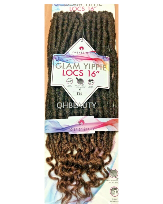 Obsession Synthetic Crochet Braid Hair Extension - Glam Yippie Locs 16 Inch
